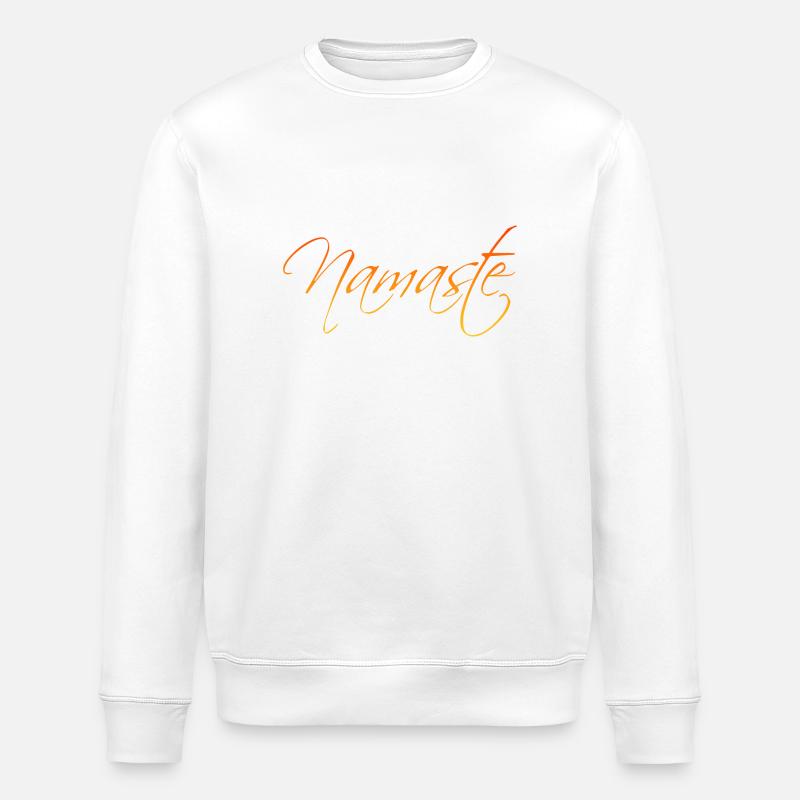 Namaste - Stanley/Stella Unisex Bio-Sweatshirt ROLLER - Weiß