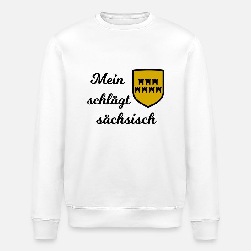 My dear Saxony - Stanley/Stella ROLLER Unisex Organic Sweatshirt - white