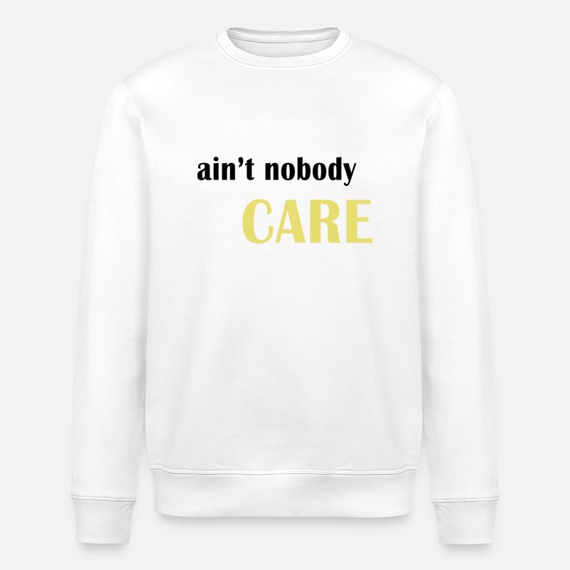 Personne ne s’en soucie - Sweat bio ROLLER Stanley/Stella Unisexe - blanc