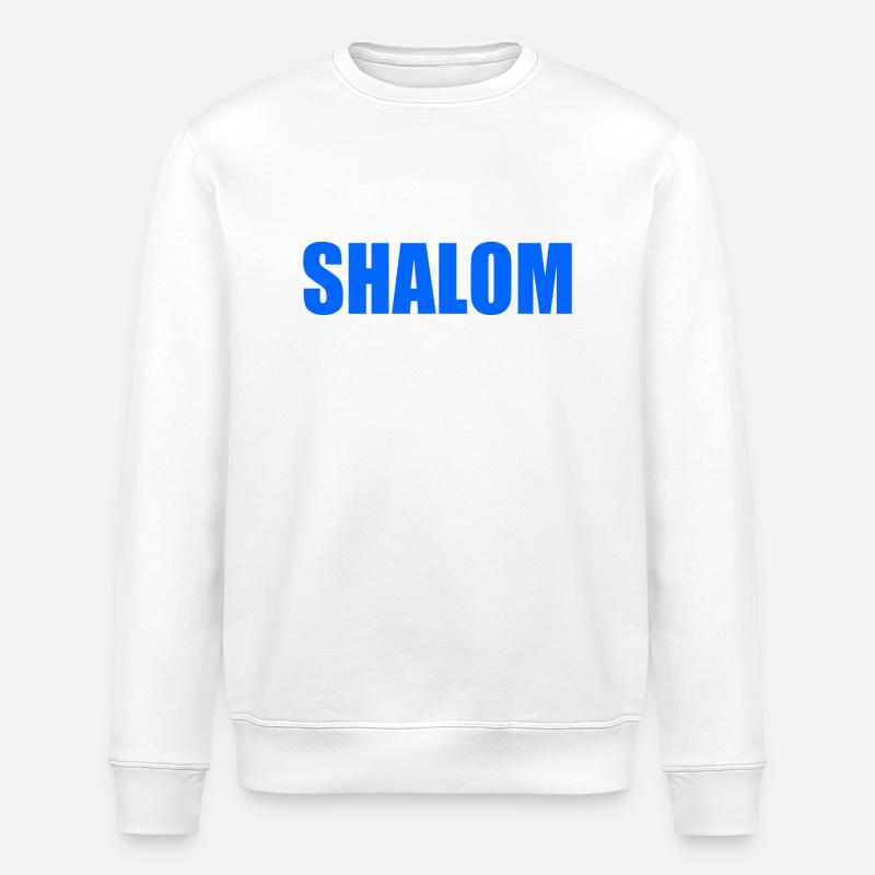 Shalom - Stanley/Stella Unisex Bio-Sweatshirt ROLLER - Weiß