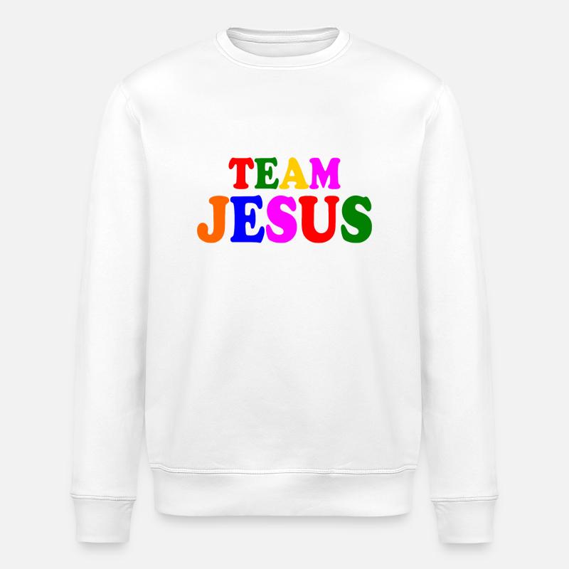 Team jesus - Sweat bio ROLLER Stanley/Stella Unisexe - blanc