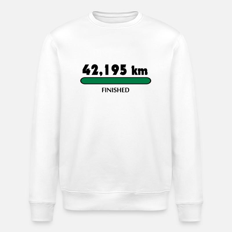 Marathon Finisher - Sweat bio ROLLER Stanley/Stella Unisexe - blanc