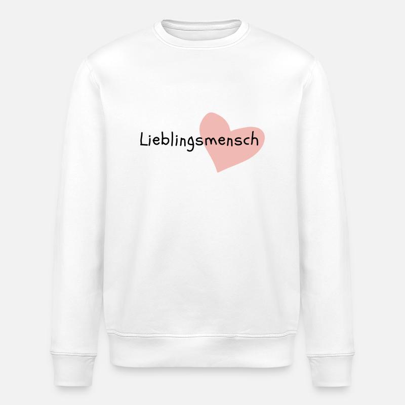 Personne préférée Saint-Valentin Relation amoureuse - Sweat bio ROLLER Stanley/Stella Unisexe - blanc