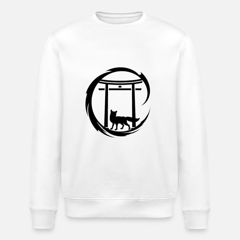 FoxSchreinJapan - Stanley/Stella Unisex Bio-Sweatshirt ROLLER - Weiß