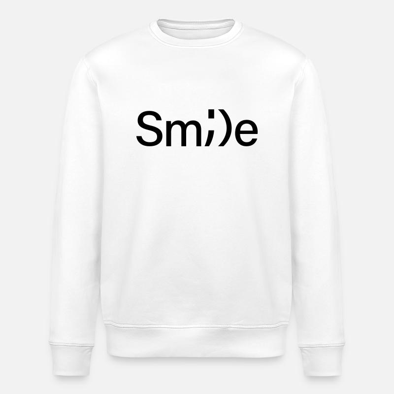 Smile - Stanley/Stella Unisex Bio-Sweatshirt ROLLER - Weiß
