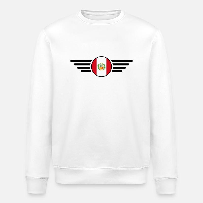 Pérou Style péruvien Design T-shirt - Sweat bio ROLLER Stanley/Stella Unisexe - blanc