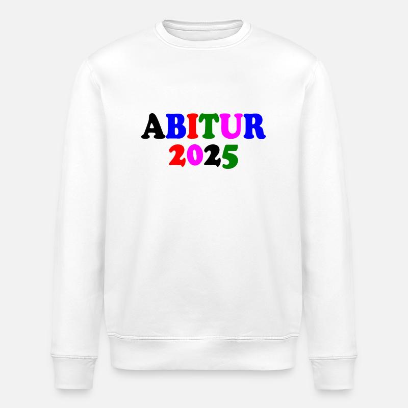 Abitur 2025 - Stanley/Stella Unisex Bio-Sweatshirt ROLLER - Weiß