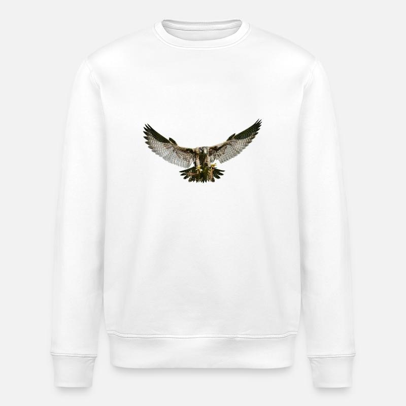 Adler - Stanley/Stella Unisex Bio-Sweatshirt ROLLER - Weiß