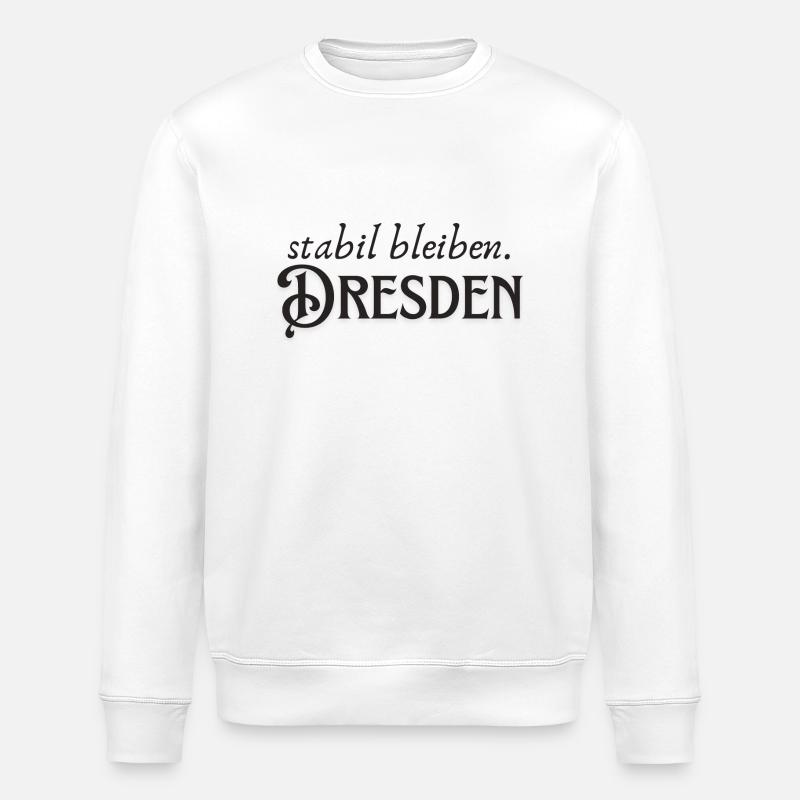 Stabil bleiben Dresden - Stanley/Stella Unisex Bio-Sweatshirt ROLLER - Weiß