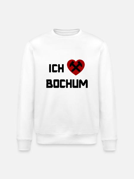 Die Bochum Fans - Stanley/Stella Unisex Bio-Sweatshirt ROLLER - Weiß