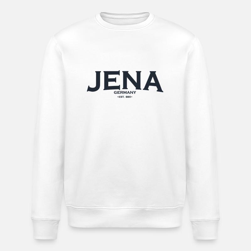 Jena - Sweat bio ROLLER Stanley/Stella Unisexe - blanc