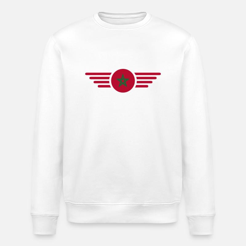 Ich liebe Marokko - Stanley/Stella Unisex Bio-Sweatshirt ROLLER - Weiß