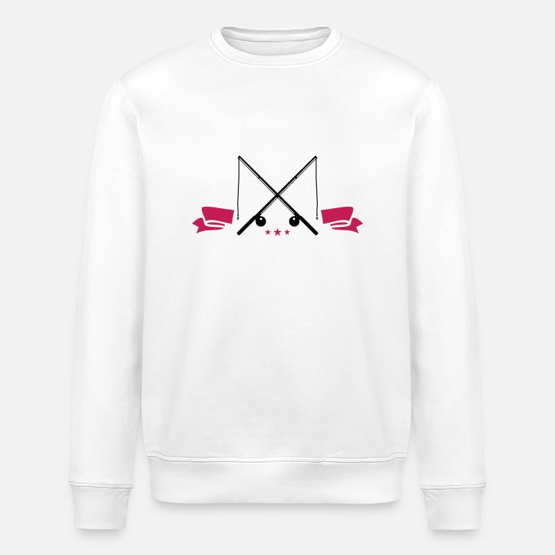 angelrute symbol - Stanley/Stella Unisex Bio-Sweatshirt ROLLER - Weiß