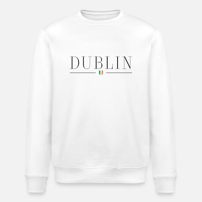 Ich liebe Dublin - Stanley/Stella Unisex Bio-Sweatshirt ROLLER - Weiß