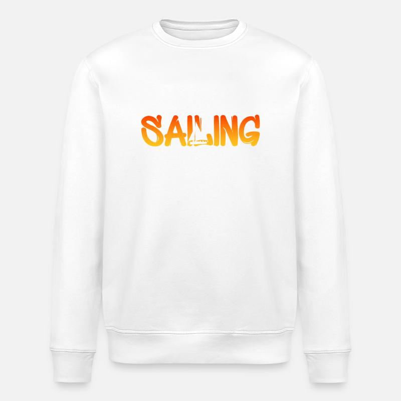 Sailing - Stanley/Stella Unisex Bio-Sweatshirt ROLLER - Weiß
