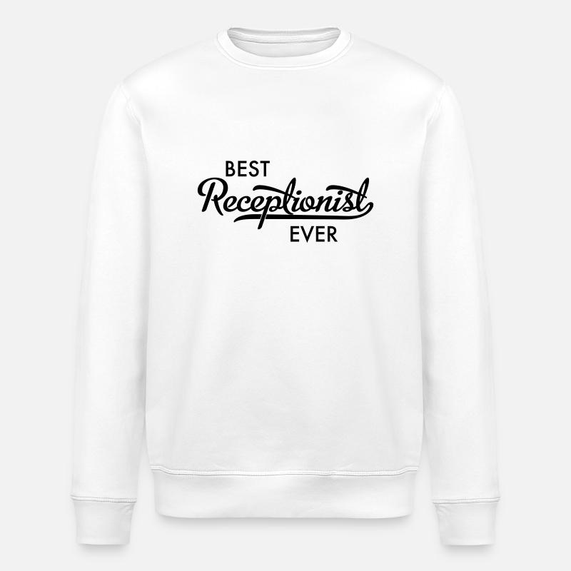 Rezpetionist - Stanley/Stella Unisex Bio-Sweatshirt ROLLER - Weiß