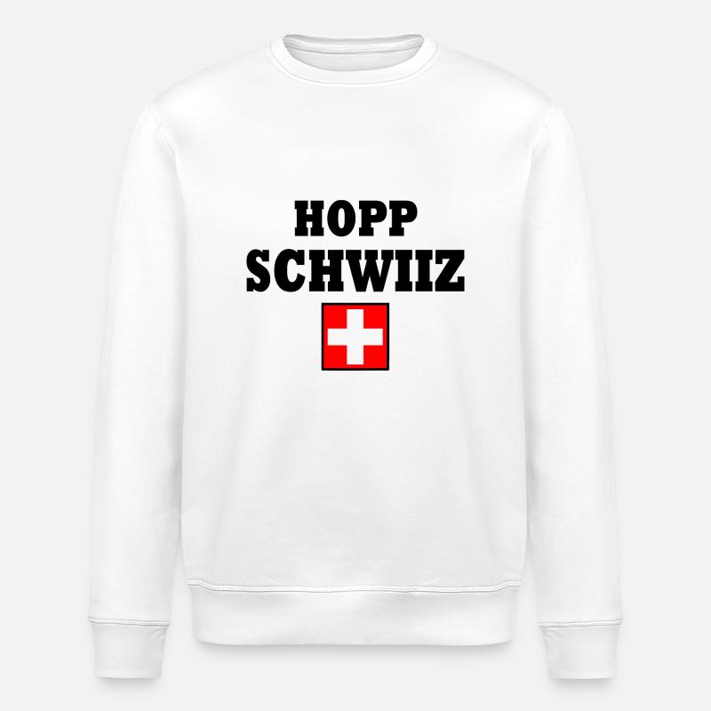 Hopp schwiiz - Stanley/Stella Unisex Bio-Sweatshirt ROLLER - Weiß