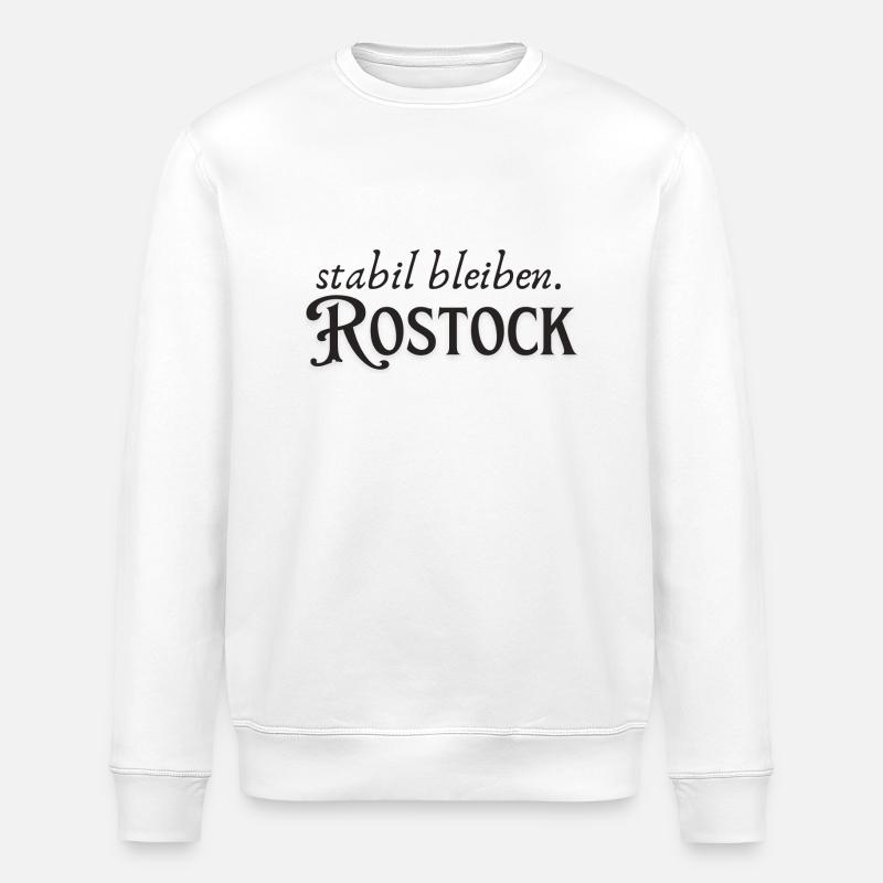 Stabil bleiben Rostock - Stanley/Stella Unisex Bio-Sweatshirt ROLLER - Weiß