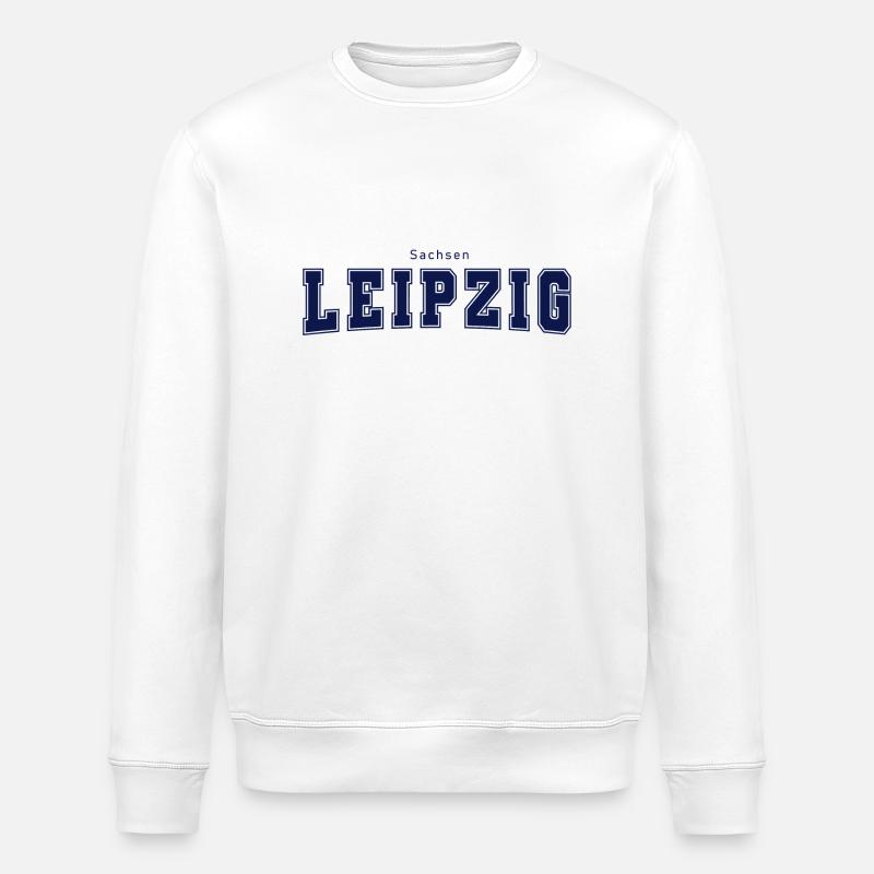 Leipzig - Stanley/Stella Unisex Bio-Sweatshirt ROLLER - Weiß
