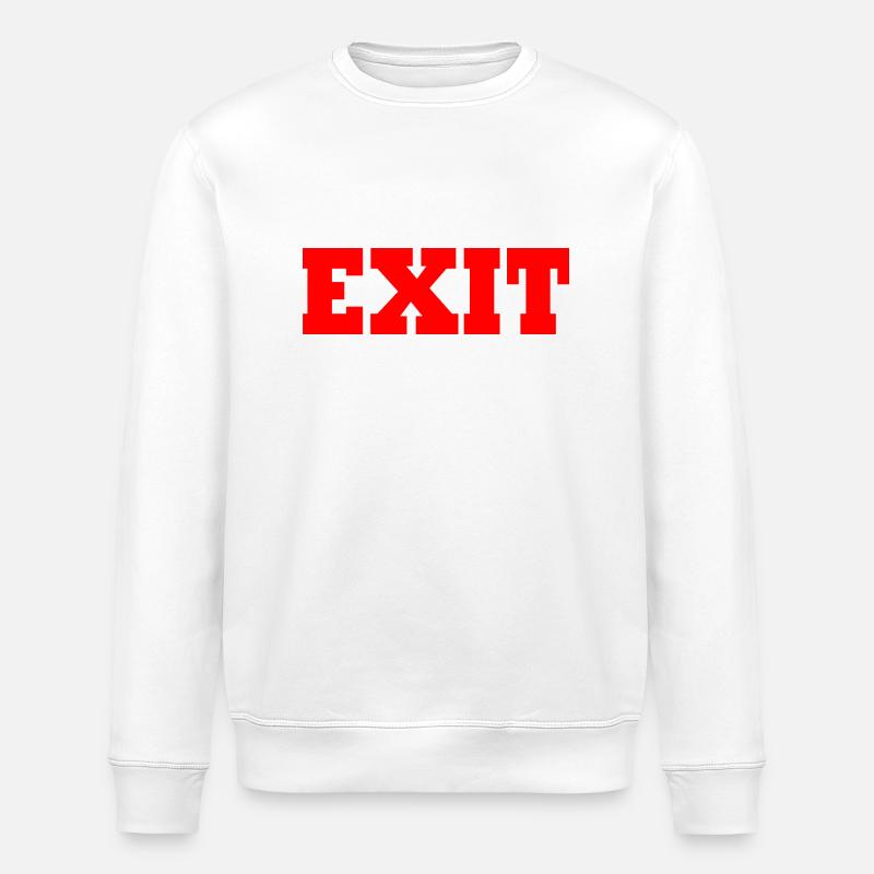 Exit - Sweat bio ROLLER Stanley/Stella Unisexe - blanc