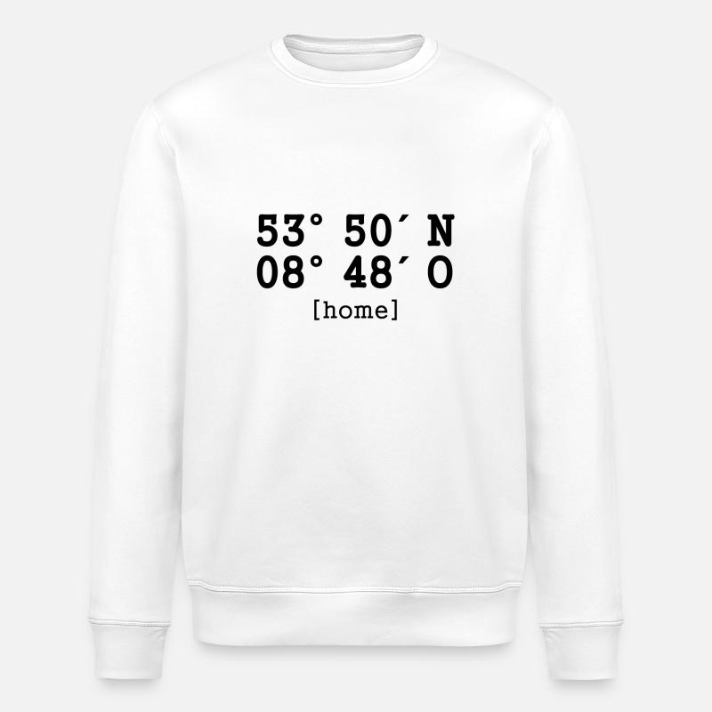 Brême coordonnées home - Sweat bio ROLLER Stanley/Stella Unisexe - blanc