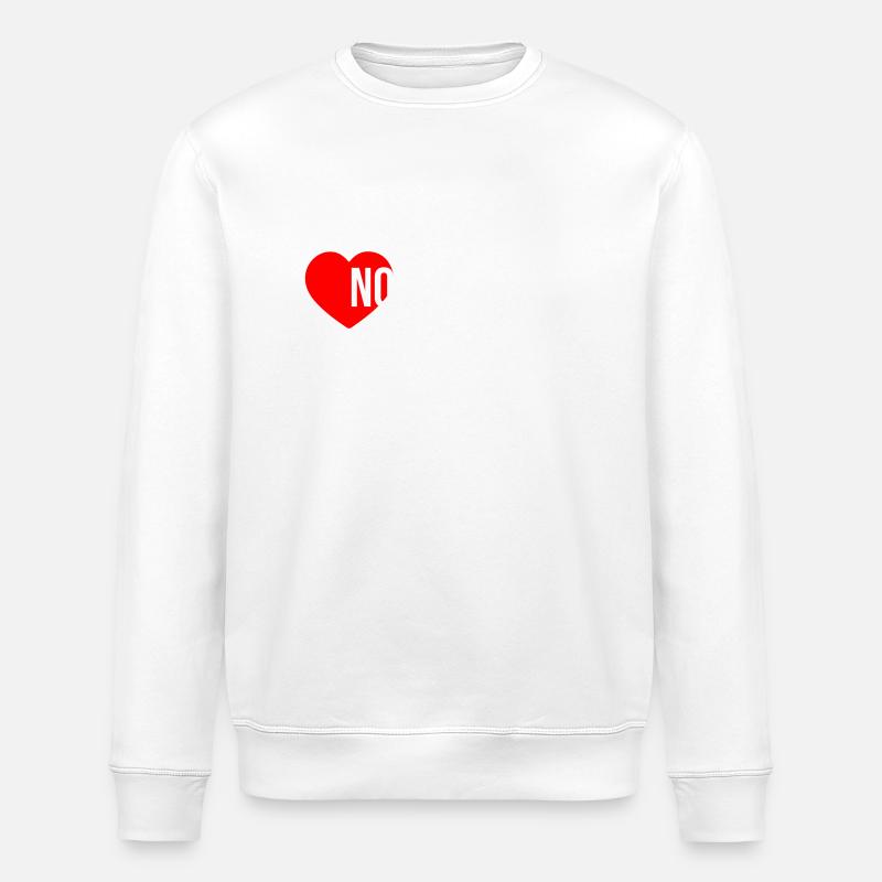 Norwegen 2024 Herz Urlaub - Stanley/Stella Unisex Bio-Sweatshirt ROLLER - Weiß