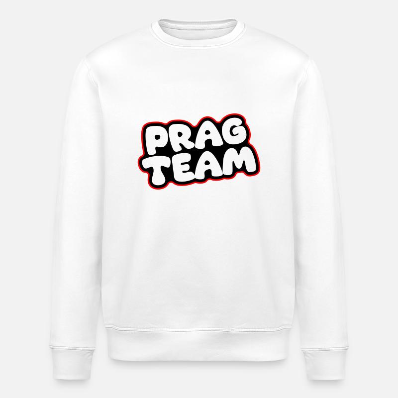L’équipe de Prague - Sweat bio ROLLER Stanley/Stella Unisexe - blanc