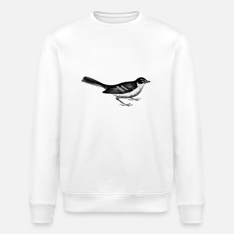 oiseau - Sweat bio ROLLER Stanley/Stella Unisexe - blanc