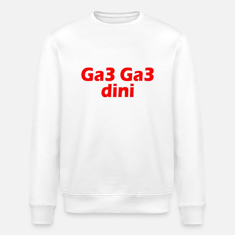 Ga3 ga3 dini - Stanley/Stella Unisex Bio-Sweatshirt ROLLER - Weiß