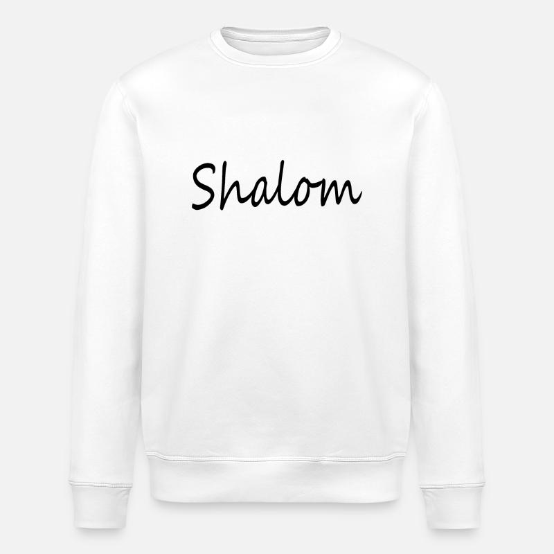 Shalom - Stanley/Stella Unisex Bio-Sweatshirt ROLLER - Weiß