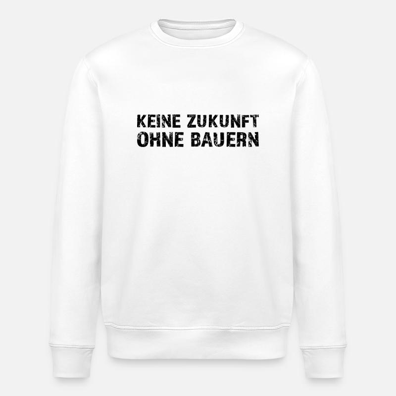 Keine Zukunft ohne Bauern - Stanley/Stella Unisex Bio-Sweatshirt ROLLER - Weiß