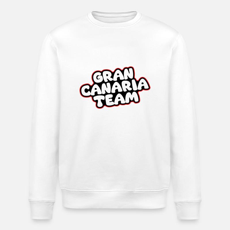 L’équipe de Gran Canaria - Sweat bio ROLLER Stanley/Stella Unisexe - blanc