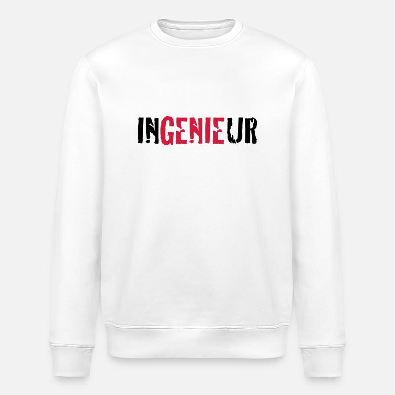 ingenieur - Stanley/Stella Unisex Bio-Sweatshirt ROLLER - Weiß