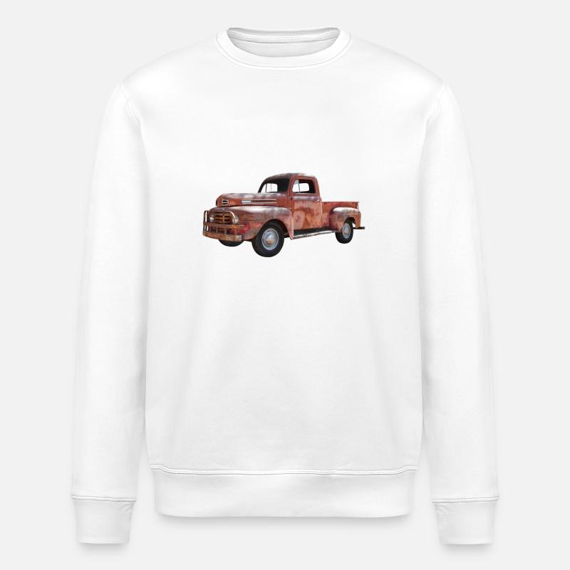 Pick Up Oldtimer - Stanley/Stella Unisex Bio-Sweatshirt ROLLER - Weiß