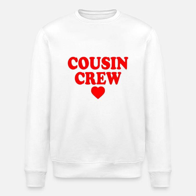 Cousin crew - Sweat bio ROLLER Stanley/Stella Unisexe - blanc
