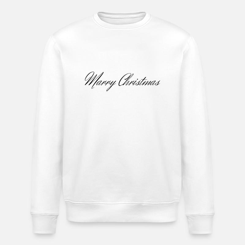 Marry Christmas - Stanley/Stella Unisex Bio-Sweatshirt ROLLER - Weiß