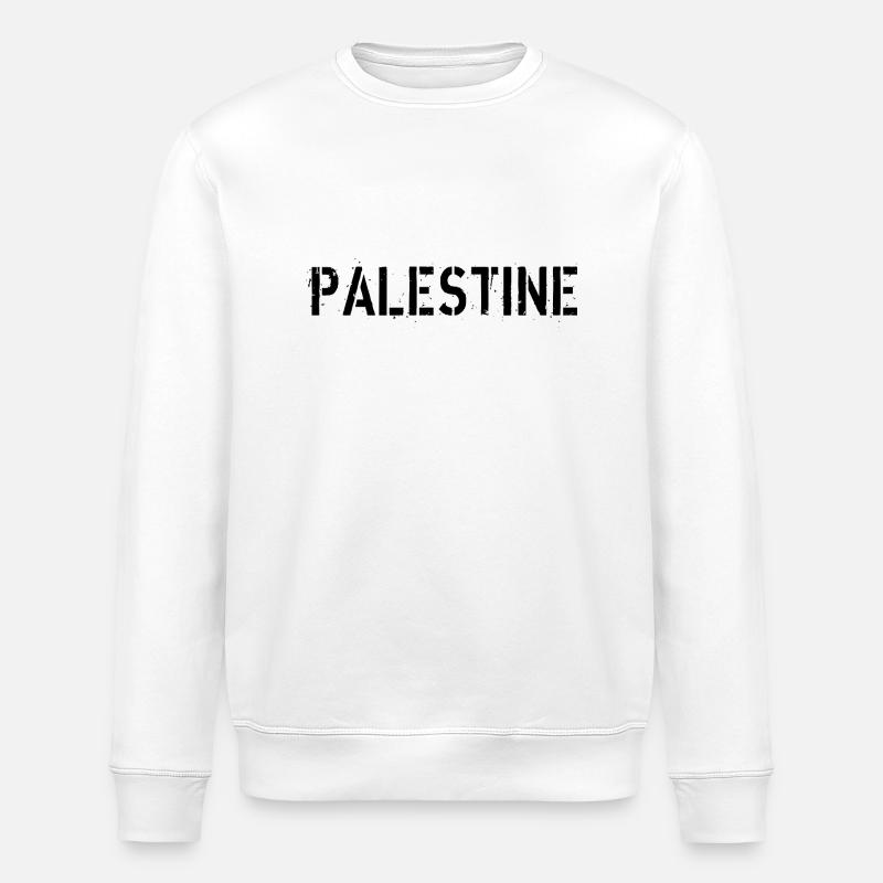PALESTINE - Sweat bio ROLLER Stanley/Stella Unisexe - blanc