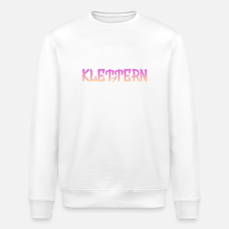 Klettern - Stanley/Stella Unisex Bio-Sweatshirt ROLLER - Weiß