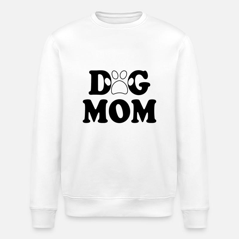 Dog mom - Stanley/Stella Unisex Bio-Sweatshirt ROLLER - Weiß