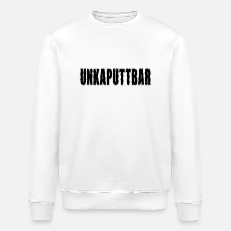 UNKAPUTTBAR - Stanley/Stella Unisex Bio-Sweatshirt ROLLER - Weiß
