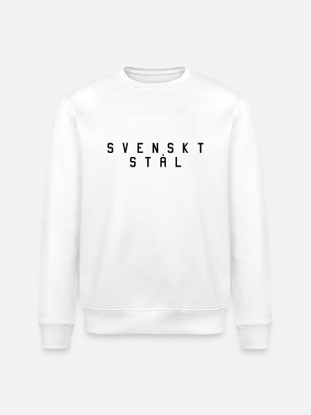 Swedish steel 1 - Stanley/Stella ROLLER Unisex Organic Sweatshirt - white