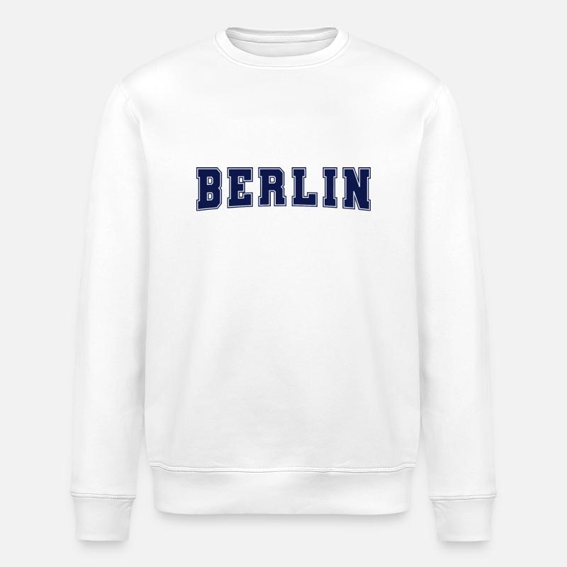 Berlin - Stanley/Stella Unisex Bio-Sweatshirt ROLLER - Weiß