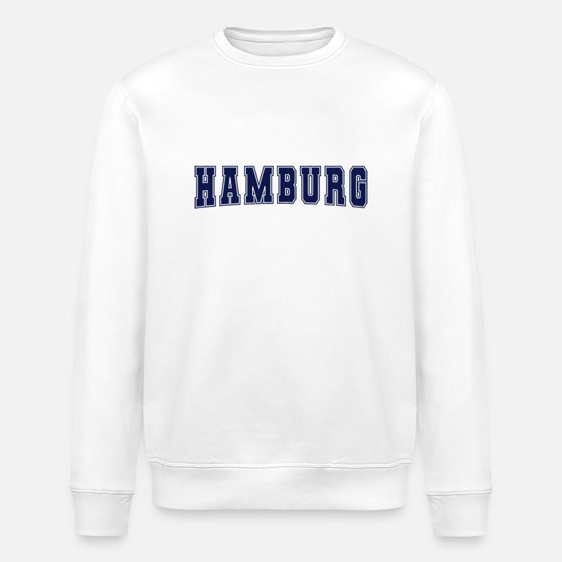 Hamburg - Stanley/Stella Unisex Bio-Sweatshirt ROLLER - Weiß
