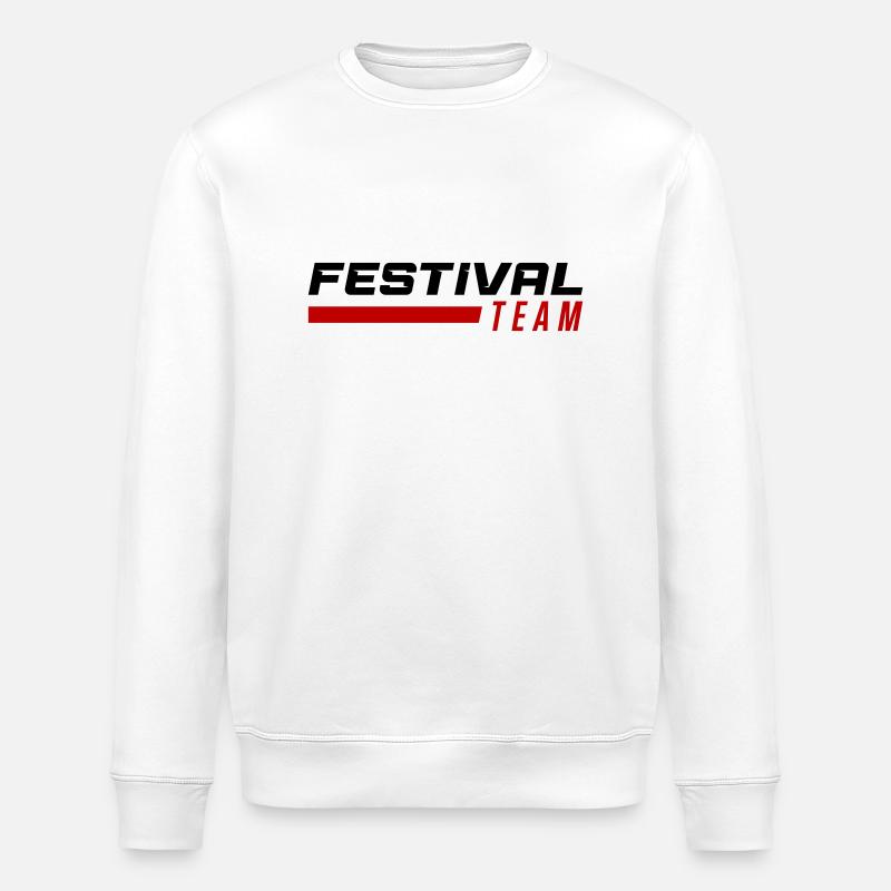 festival team - Stanley/Stella Unisex Bio-Sweatshirt ROLLER - Weiß
