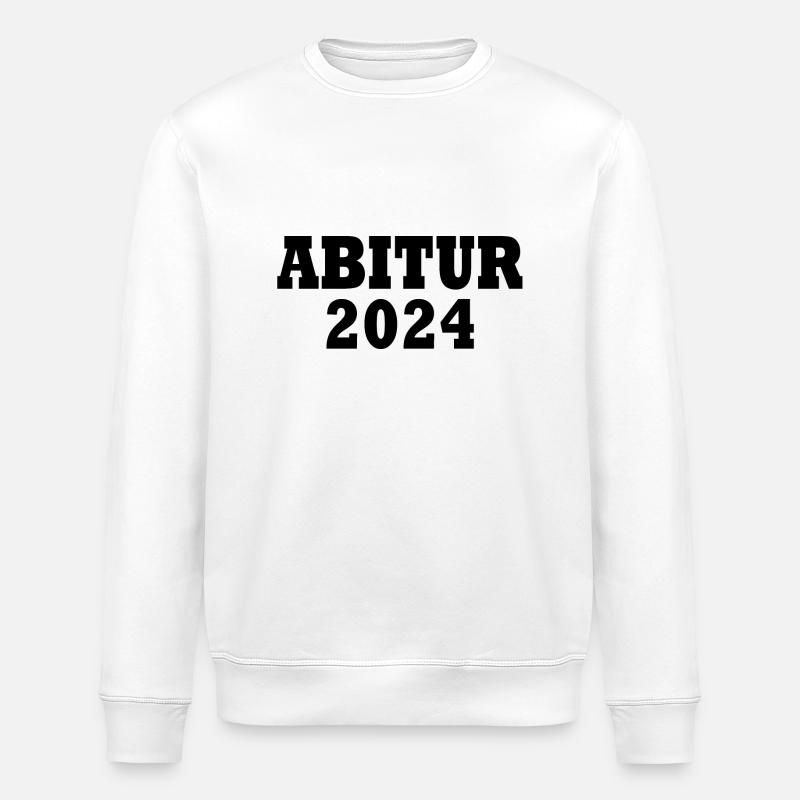 Abitur 2024 - Stanley/Stella Unisex Bio-Sweatshirt ROLLER - Weiß