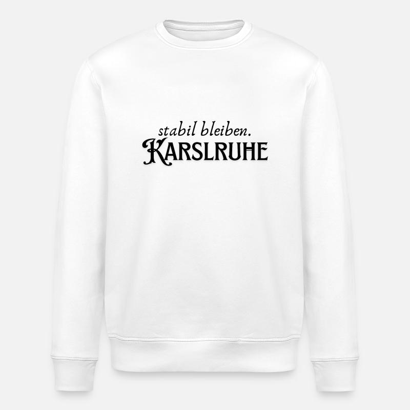 Stabil bleiben Karlsruhe - Stanley/Stella Unisex Bio-Sweatshirt ROLLER - Weiß