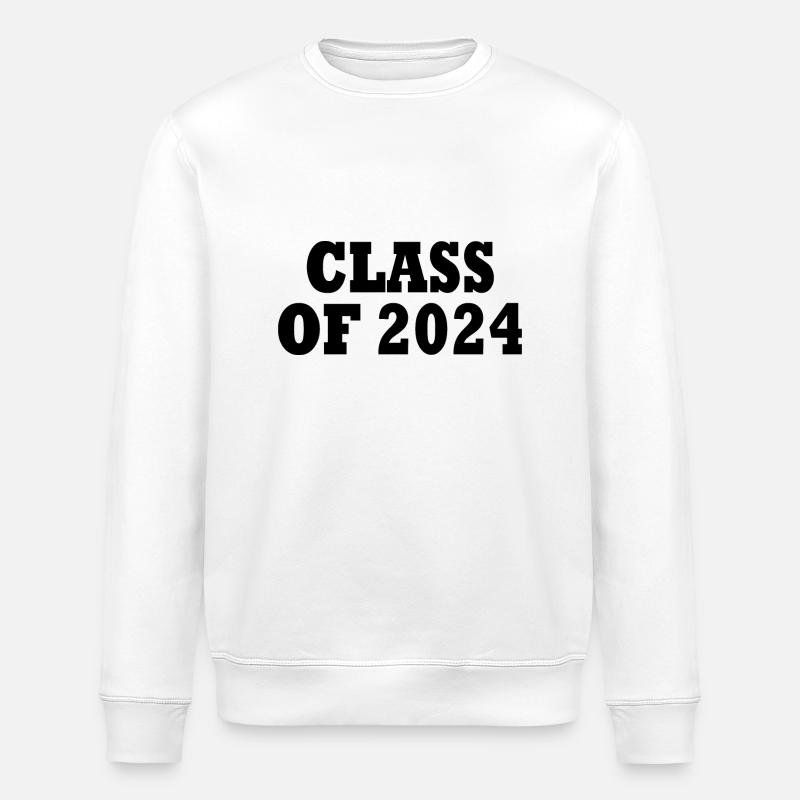 Class of 2024 - Stanley/Stella Unisex Bio-Sweatshirt ROLLER - Weiß