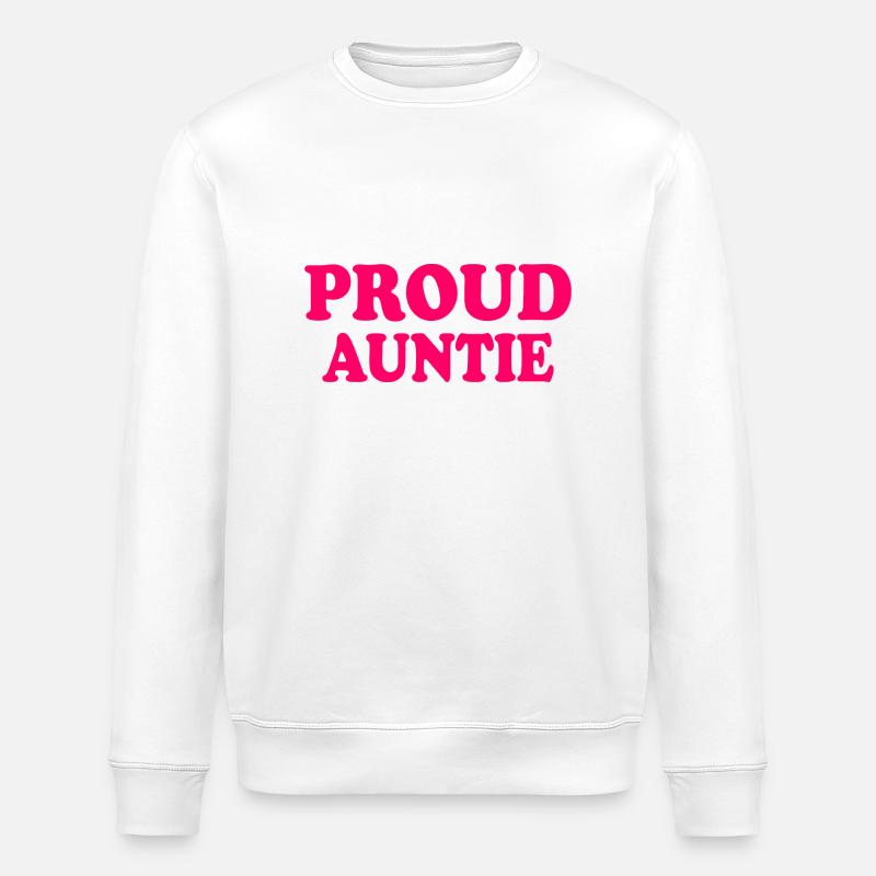 Proud auntie - Sweat bio ROLLER Stanley/Stella Unisexe - blanc