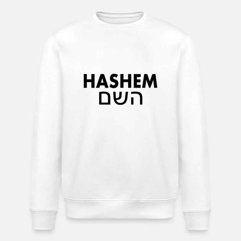 Hashem השם - Sweat bio ROLLER Stanley/Stella Unisexe - blanc