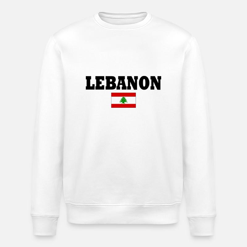 Liban - Sweat bio ROLLER Stanley/Stella Unisexe - blanc